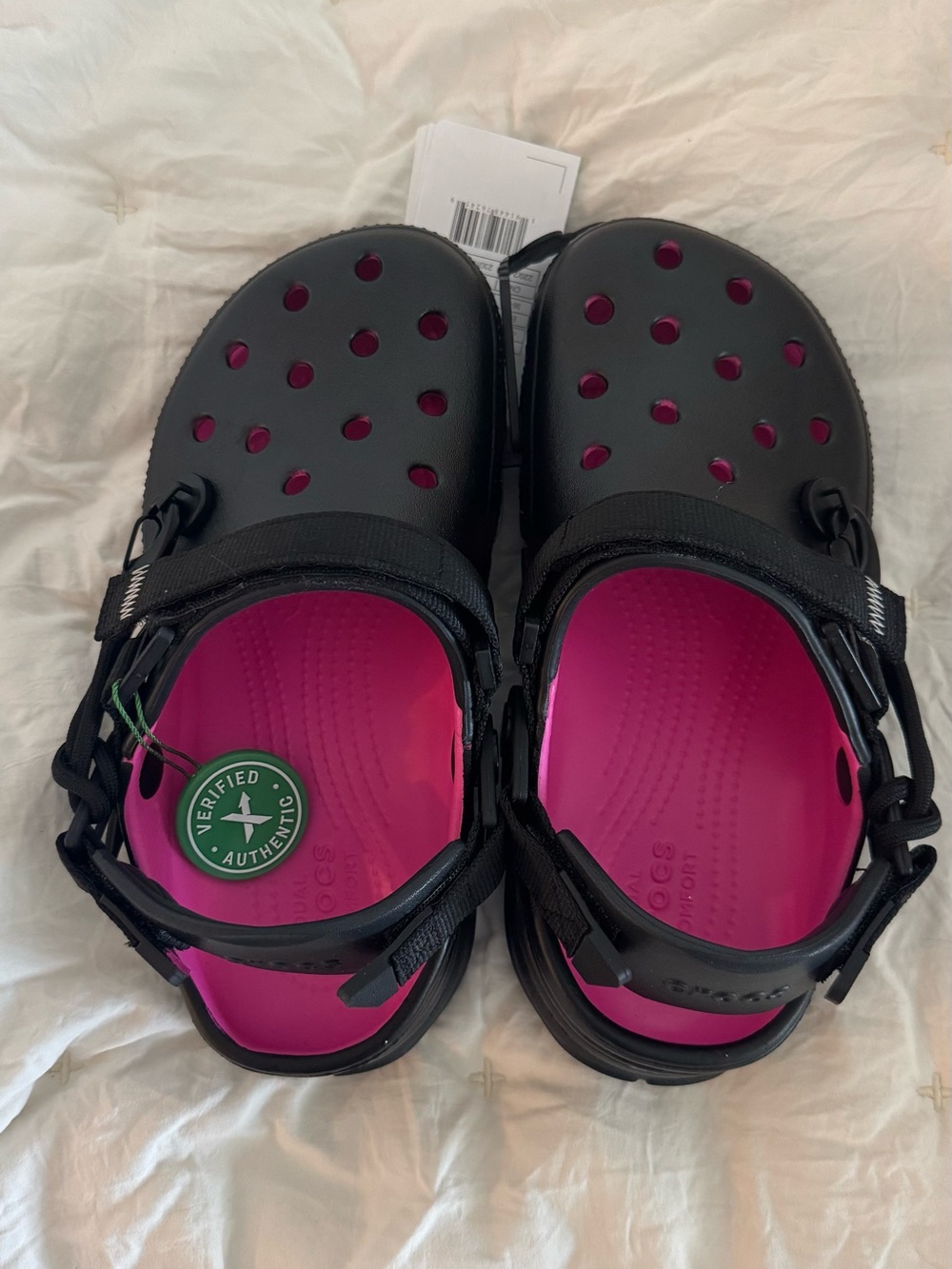 Post Malone x Crocs Black/Pink M4/W6